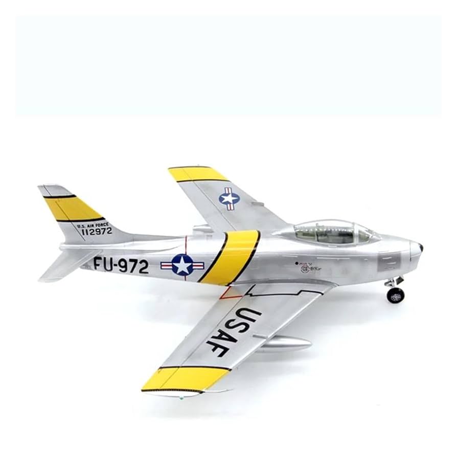 Amazon.co.jp: 航空機 米国空軍 F-86F セイバー戦闘機 FU-972